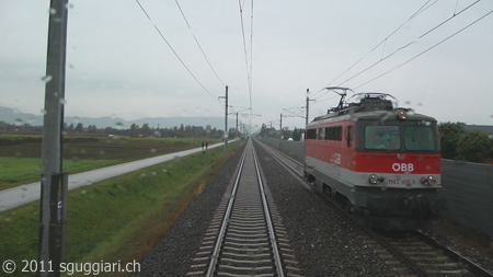 Vista dalla cabina - ÖBB 1142 (Austria)